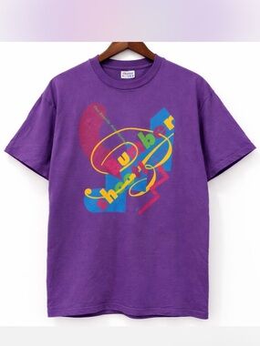 Vintage 1990s Bumbershoot Seattle promo tee purple Hanes XL - Rare Find